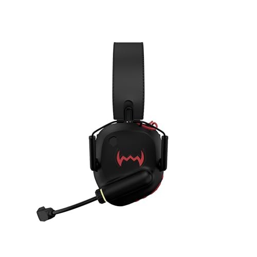 daWg HeadBug G60 Lightweight Wireless Gaming Headphones, 20ms Ultra Low Latency (2.4GHz), Bluetooth v5.4, 40mm Neodymium Drivers, Crystal Clear Mic, Soft Leatherlite Headband, for PS5, PS4, PC, Mobile - Image 3