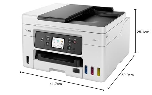 Canon MAXIFY GX4070 All in One WiFi Inktank Printer with FAX (Upto 6000 Mono Prints and 14000 Colour Prints) for Office - Image 2