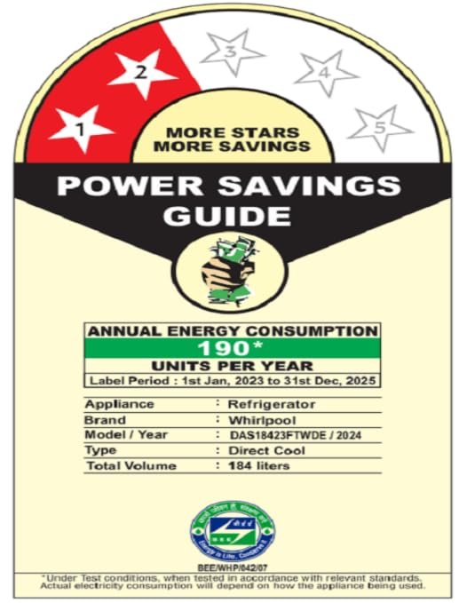 Whirlpool 184 L 2 Star Direct-Cool Single Door Refrigerator (205 WDE CLS 2S SAPPHIRE BLUE-Z, Blue,2023 Model) - Image 11
