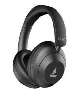 boAt New Launch Rockerz 650 Pro, Touch/Swipe Controls, Dolby Audio, 80Hrs Battery, 2Mics ENx, Fast Charge, App Support, Dual Pair, Bluetooth Over Ear Headphones with Mic (Iris Black)
