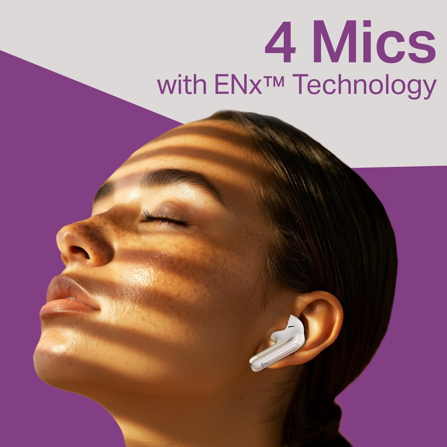 boAt 2025 Launch Airdopes 219, 4Mics ENx, 40H Battery, Best in Segment for Calling, Stream Ad Free Music via App Support, Bluetooth Earbuds, TWS Ear Buds Wireless Earphones with mic (Ivory Mist) - Image 6