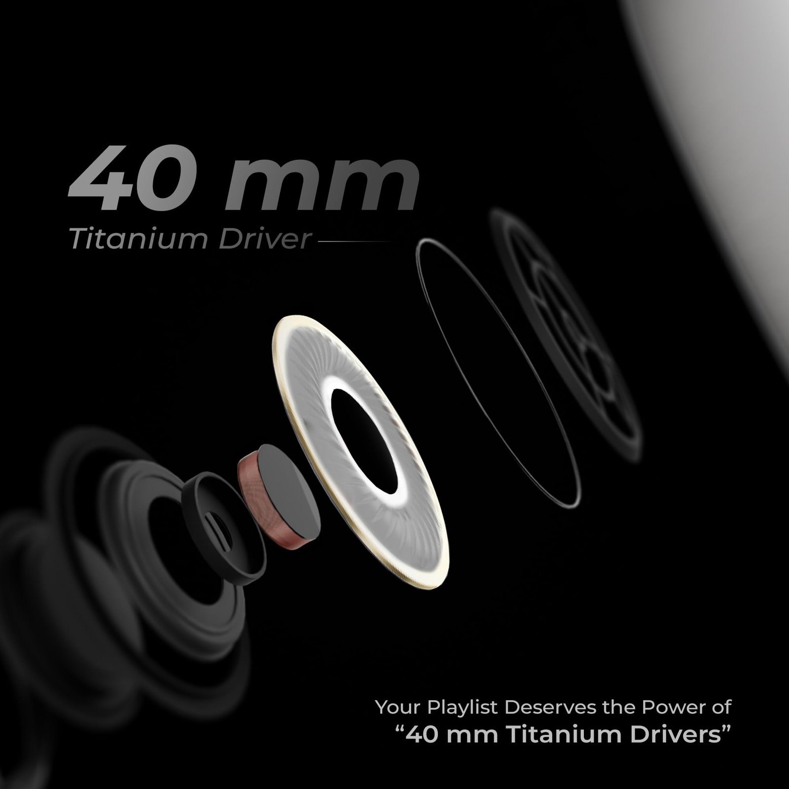 ZEBRONICS Silencio 111,Over Ear Wireless Headphone,Hybrid ANC (50dB),55*Hrs Backup,Transparency Mode,40mm Titanium Drivers,3 EQ Modes,ENC,Gaming Mode,Dual Pairing,Rapid Charge,Bluetooth v5.4 (White) - Image 7