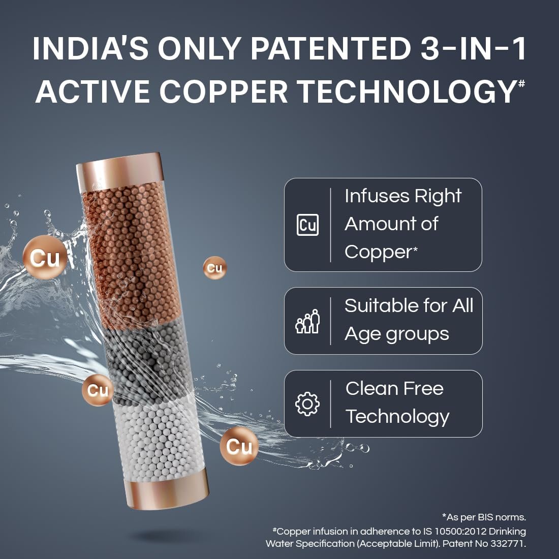 Aquaguard Ritz Stainless Steel Tank, 9-Stage RO+UV+Active Copper Tech Purifier | Up to 60% Water Savings | Suitable for Tanker, Borewell & Municipal Water - Image 4