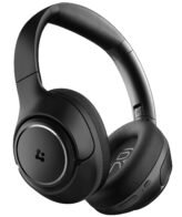 Spigen Audio Newly Launched SA-HP P10 Wireless Over Ear Headphones with 60H Playtime, Upto 43dB Multi-Mode Adaptive ANC Pro, EQ Customizing App, 5-MIC, Gaming Mode, 40mm Driver - Black
