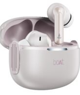 boAt 2025 Launch Airdopes 219, 4Mics ENx, 40H Battery, Best in Segment for Calling, Stream Ad Free Music via App Support, Bluetooth Earbuds, TWS Ear Buds Wireless Earphones with mic (Ivory Mist)