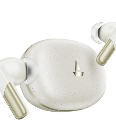 boAt (2025 Launch Airdopes Prime 412, 4Mics AI-ENx Tech, 50 Hrs Battery, Multipoint Connectivity,Fast Charge, App Support, Bluetooth Earbuds, TWS Ear Buds Wireless Earphones with mic (Sahara Chic)