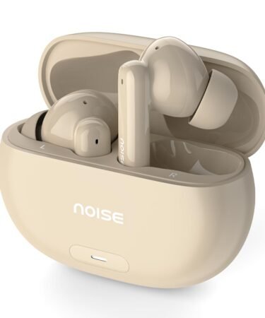 Noise Newly Launched Buds Nuvo in-Ear Truly Wireless Earbuds with 40H of Playtime, Quad mic ENC, Dual Device Pairing, 12mm Driver, BT v5.3 (Mocha Brown)