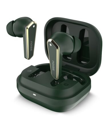Noise Buds N1 Truly Wireless Earbuds with Chrome Finish, 40H of Playtime, Quad Mic with ENC, Ultra Low Latency Gaming (Up to 40 Ms), Instacharge(10 Min=120 Min), Bluetooth V5.3(Forest Green)