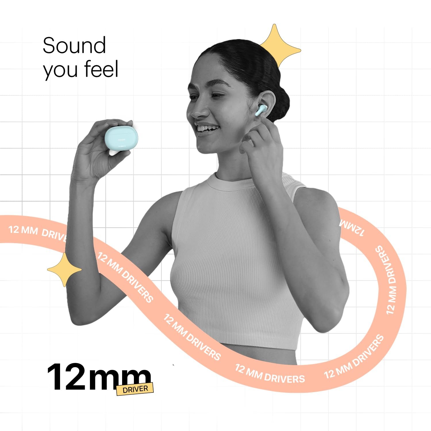 Noise Newly Launched Buds Nuvo in-Ear Truly Wireless Earbuds with 40H of Playtime, Quad mic ENC, Dual Device Pairing, 12mm Driver, BT v5.3 (Mocha Brown) - Image 6