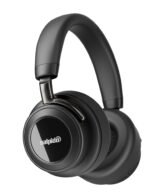 Salpido Luxe Wave NB02 On - Ear Wireless Bluetooth Headphones with ANC, Bluetooth 5.4, 50H Playtime, Surround Stereo Sound, 3.5mm Wired Jack Support, Design for Work, Travel and Music, (Black)