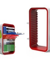 PSS Video Game Storage Stand Tower for PS5/ PS4/ PS3/Nin-tendo Switch/Xbox Series S & X/Xbox one Game, Compatible Universal Game Disc Holder Vertical Organizer Tower With 4 Controller Holder