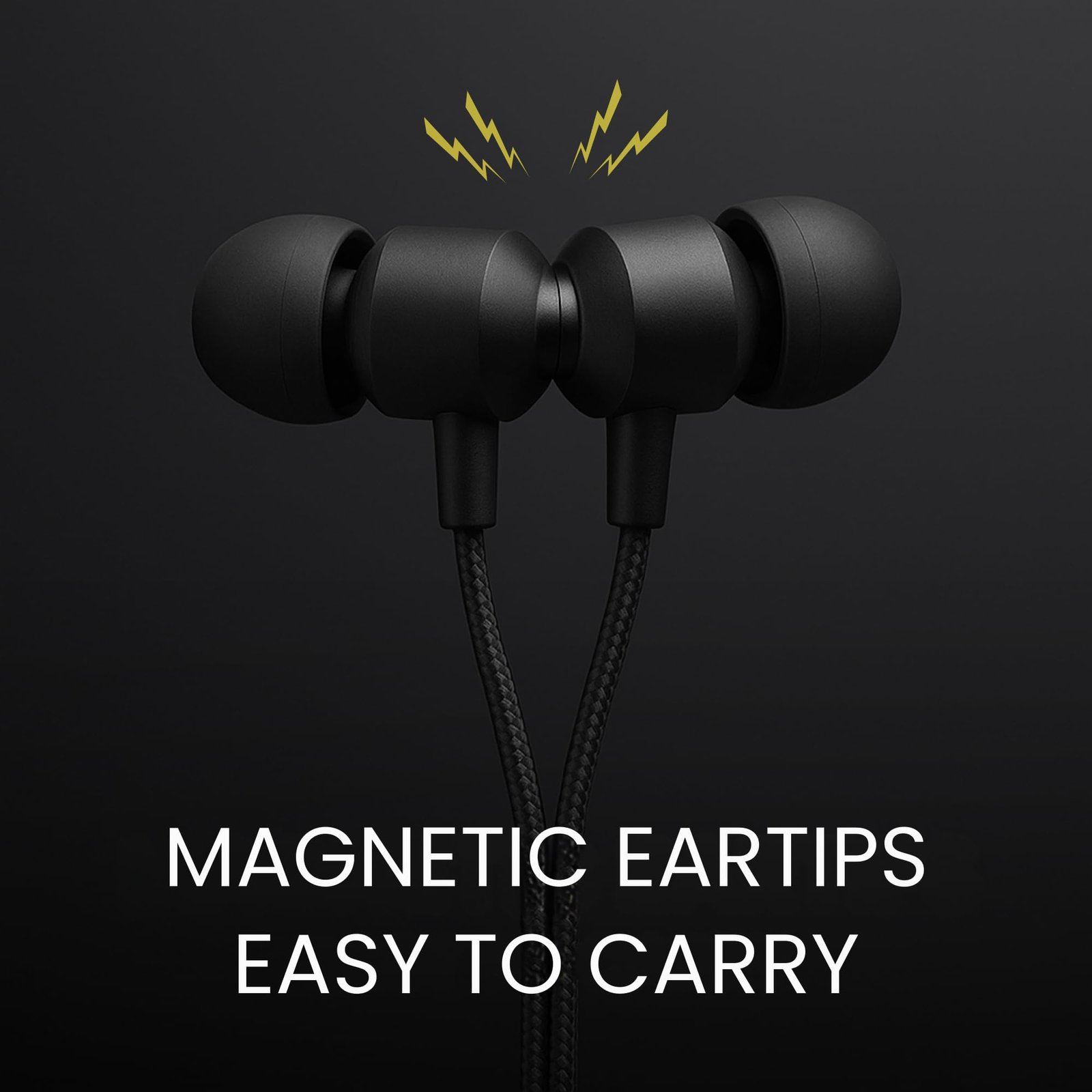 OOGE Beat 14 Type C in-Ear Earphones with Sound Pulse & Heavy Bass, Durable Wire, All-in-One IC, Universal Compatibility (Black) - Image 7