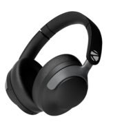 ZEBRONICS SILENCIO 111, Wireless Headphone, Hybrid ANC (50dB), 55*Hrs Backup, Transparency Mode, 40mm Titanium Drivers, 3 EQ Modes, ENC, Gaming Mode, Dual Pairing, Rapid Charge, Bluetooth v5.4 (Black)