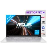 ASUS Vivobook 14, Intel Core i3 13th Gen 1315U, 8GB RAM, 512GB SSD, FHD 14", Windows 11, Office Home 2024, Cool Silver, 1.40kg, X1404VA-NK761WS, Intel UHD, M365 Basic (1Year)*, Backlit Keyboard Laptop