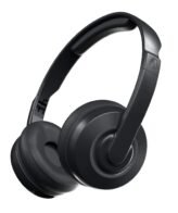 Skullcandy Cassette Bluetooth 5.0 On-Ear Wireless Headphones with Mic, 22Hr Playtime, Rapid Charge, Collapsible Design – Black