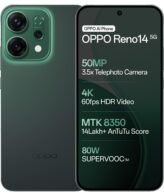 OPPO Reno14 5G (Forest Green, 8GB RAM, 256GB Storage) with No Cost EMI/Additional Exchange Offers