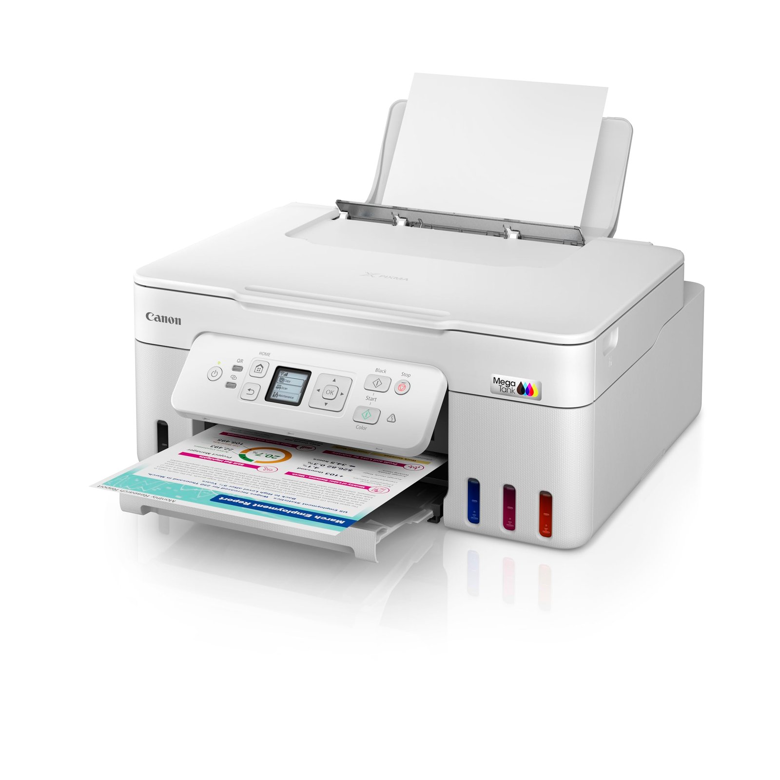 Canon PIXMA MegaTank G3780 All-in-one Inktank Colour Printer with Duplex with 2 Years Standard Warranty - Image 2