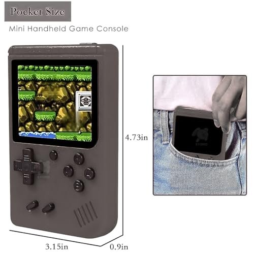 Storio Rechargeable Pocket Video Game for Kids 400 in 1 Retro Game Box Console Handheld Game Box with TV Output - Multicolor - Image 5