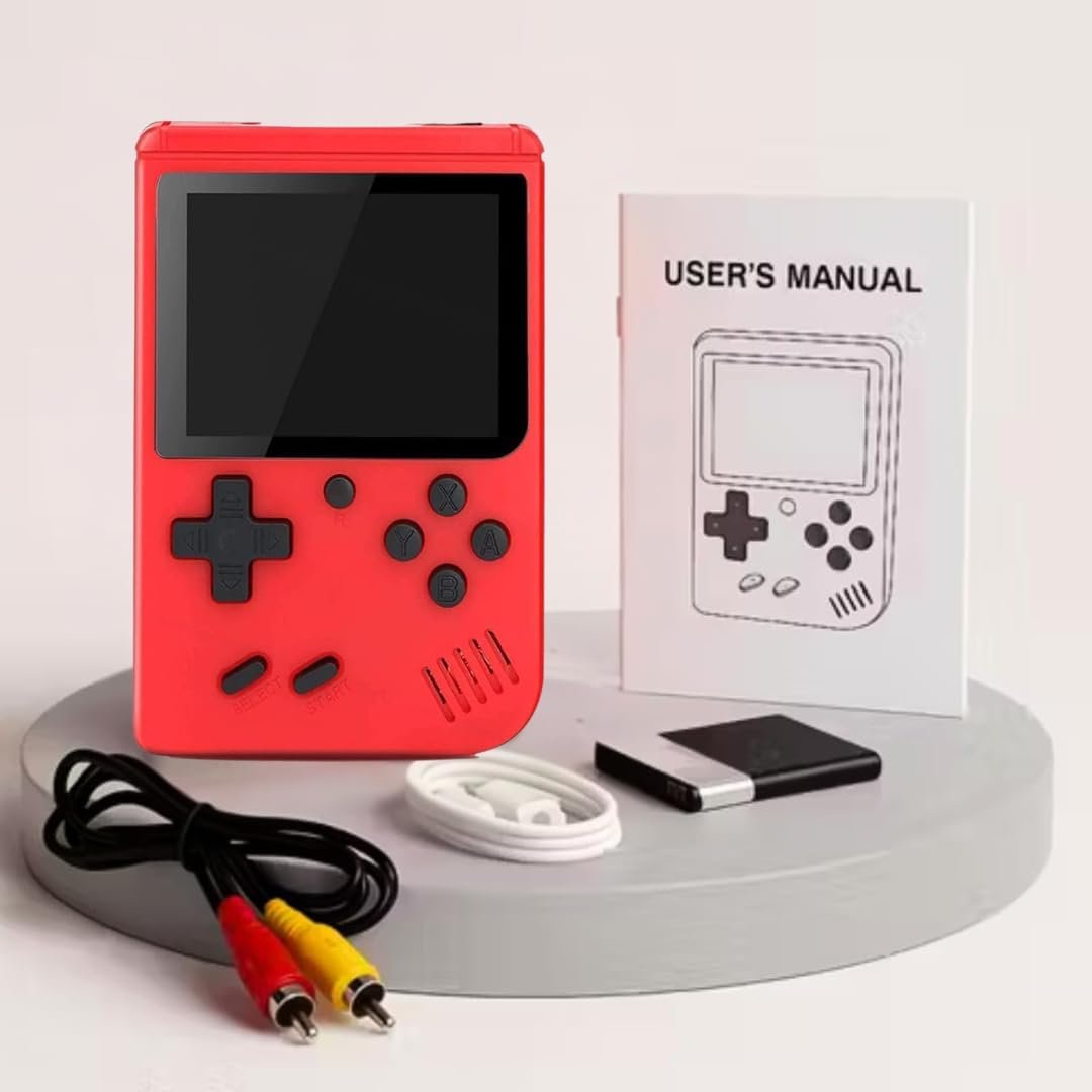 SUUP Game Box 400 in 1 Retro Handheld Gaming Console | 3 Inch Color Screen | Rechargeable Battery | AV Output for TV | Classic Video Games for Kids & Adults - Image 6