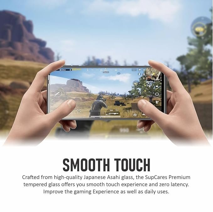 HEYANSH CREATION Tempered Glass Screen Protector Compatible for Moto G35 5G / Motorola G35 5G with Edge to Edge Coverage and Easy Installation Kit, Pack of 1, Black - Image 4