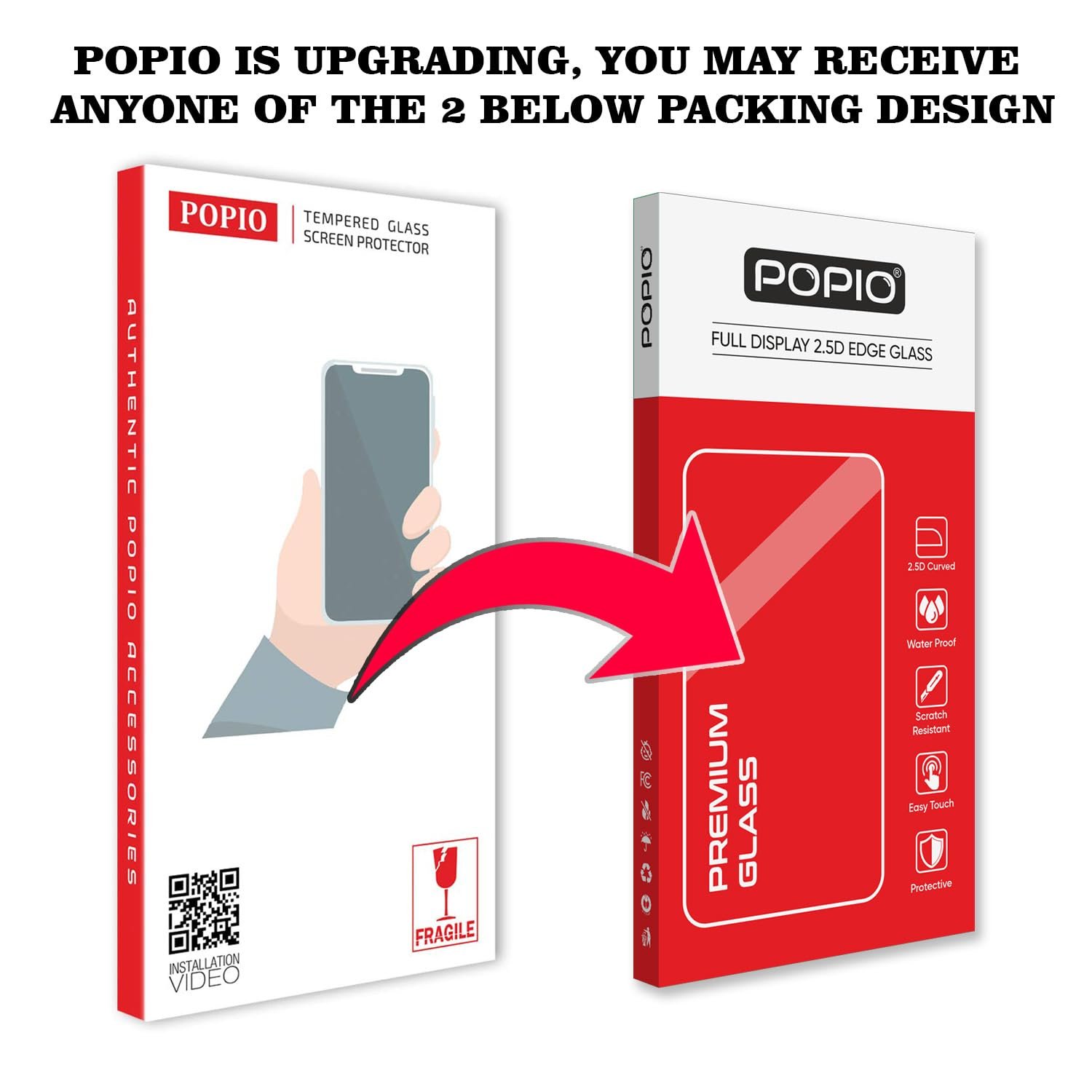 POPIO Tempered Glass Screen Protector for Samsung Galaxy F41 / M31 / M21 / M21S (Transparent) Full Screen Coverage (Except Edges) With Easy Installation Kit For Cellphone - Image 5