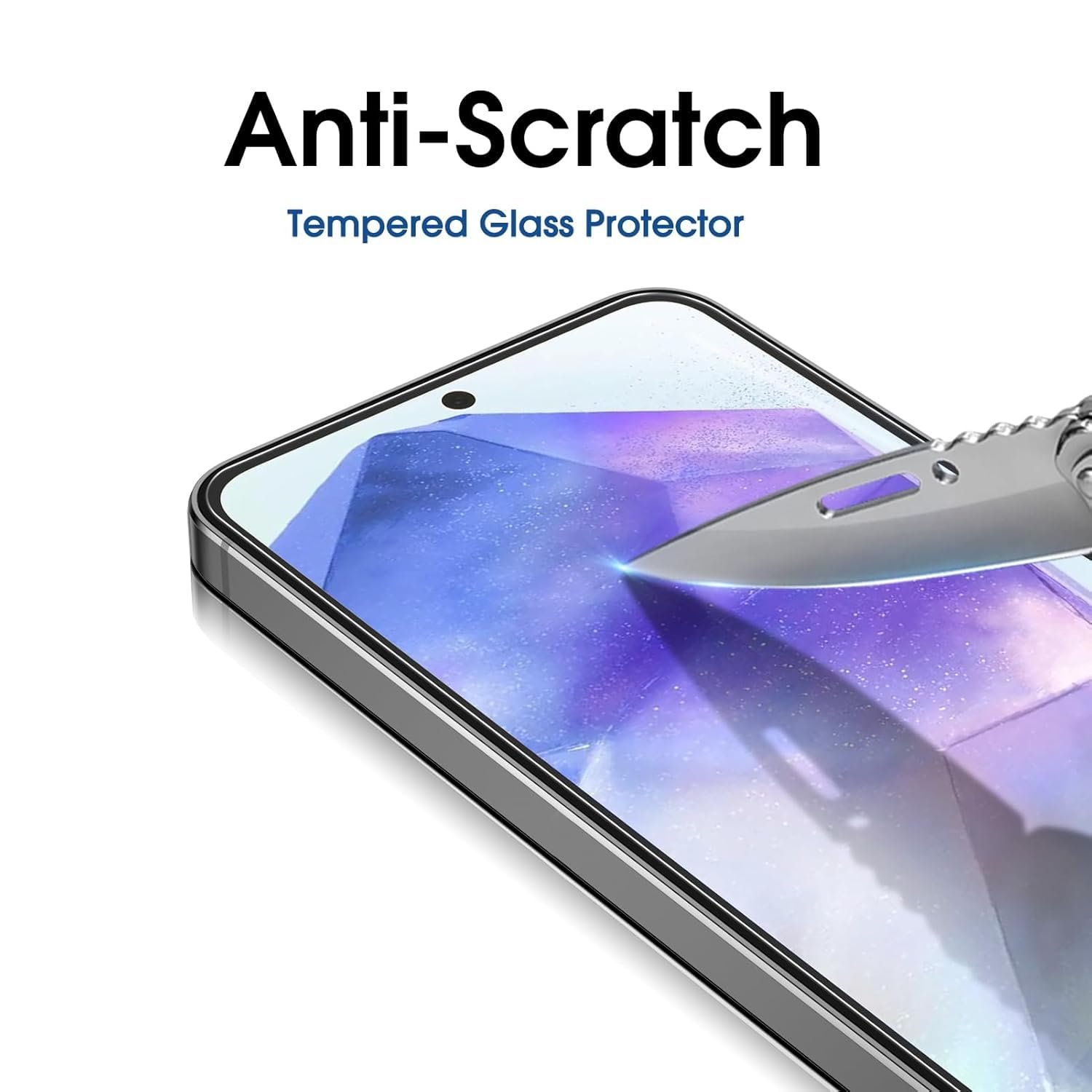 OpenTech® Military-Grade Tempered Glass Screen Protector Compatible For Samsung Galaxy M35 5G (6.6 Inches) With Edge To Edge Coverage And Easy Installation Kit - Image 5