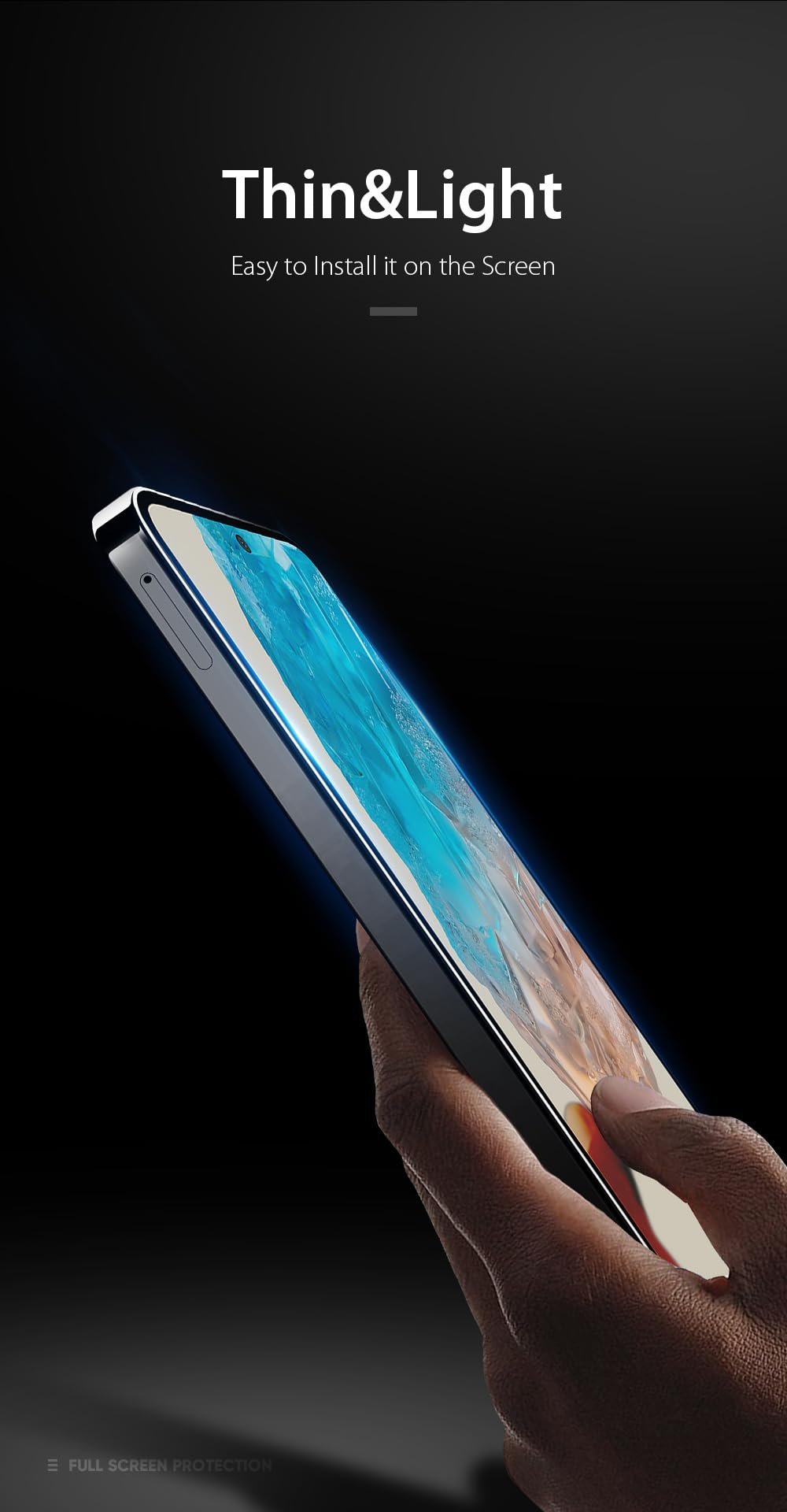 XTRENGTH Advanced HD+ Tempered Glass Screen Protector Designed for Samsung Galaxy M35 / A35 / A55 5G - Edge to Edge Full Screen Coverage with Easy Installation Kit (Anti-Scratch) - Image 2