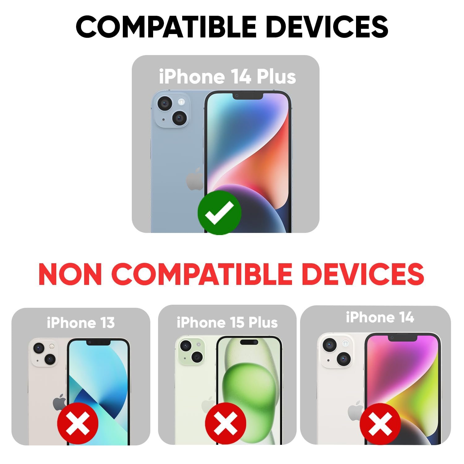 POPIO Military-Grade Gorilla Tempered Glass For iPhone 14 Plus | 9H Hardness, Edge-to-Edge, Bubble-Free - Image 3