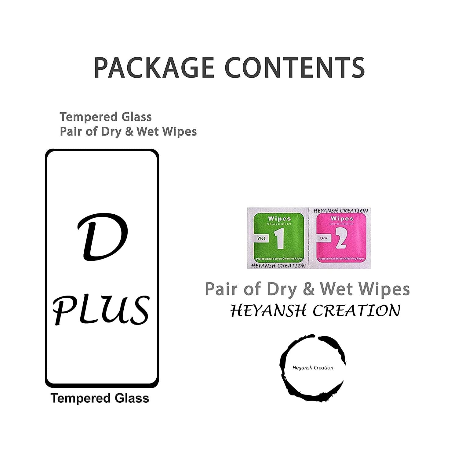 HEYANSH CREATION Tempered Glass Screen Protector Compatible for Moto G35 5G / Motorola G35 5G with Edge to Edge Coverage and Easy Installation Kit, Pack of 1, Black - Image 2