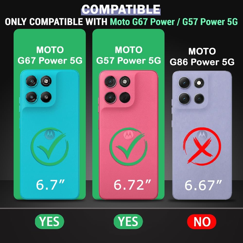 TheGiftKart Tough Armor Bumper Back Case Cover for Motorola Moto G67 Power / G57 Power 5G | Ring Holder & Kickstand in-Built | 360 Degree Protection Back Cover for Moto G67 Power 5G (PC & TPU, Black) - Image 8