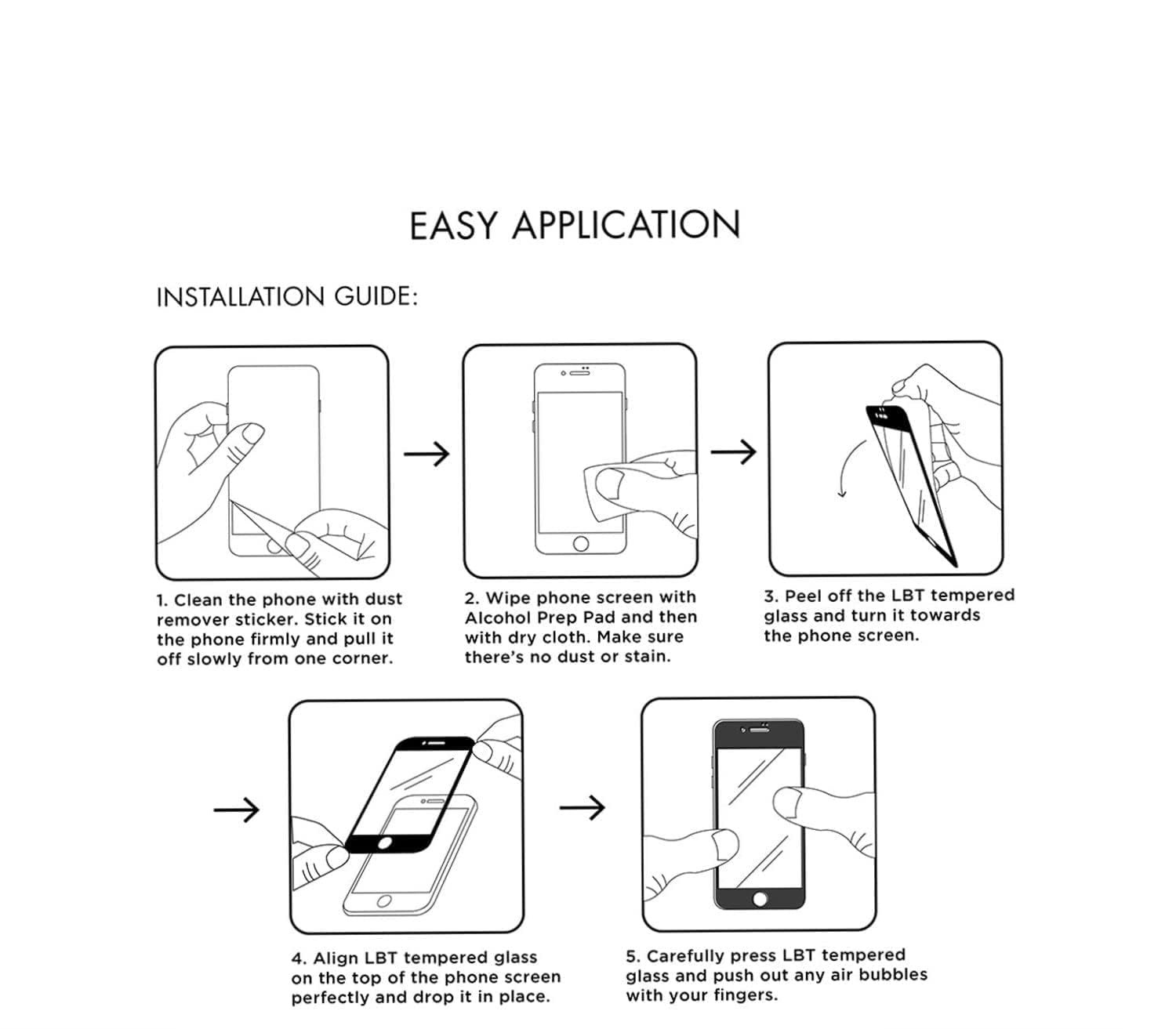 HEYANSH CREATION Tempered Glass Screen Protector Compatible for Moto G35 5G / Motorola G35 5G with Edge to Edge Coverage and Easy Installation Kit, Pack of 1, Black - Image 3
