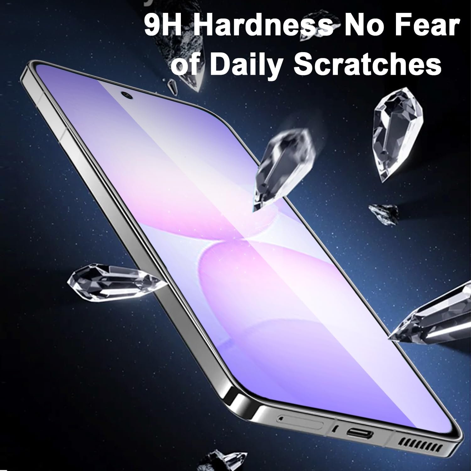 Mobilebies® Premium Tempered Glass Screen Protector Guard For Samsung M17 5G (6.7 Inch, Pack of 1) | Edge to Edge Coverage With Easy to installation kit - Image 3