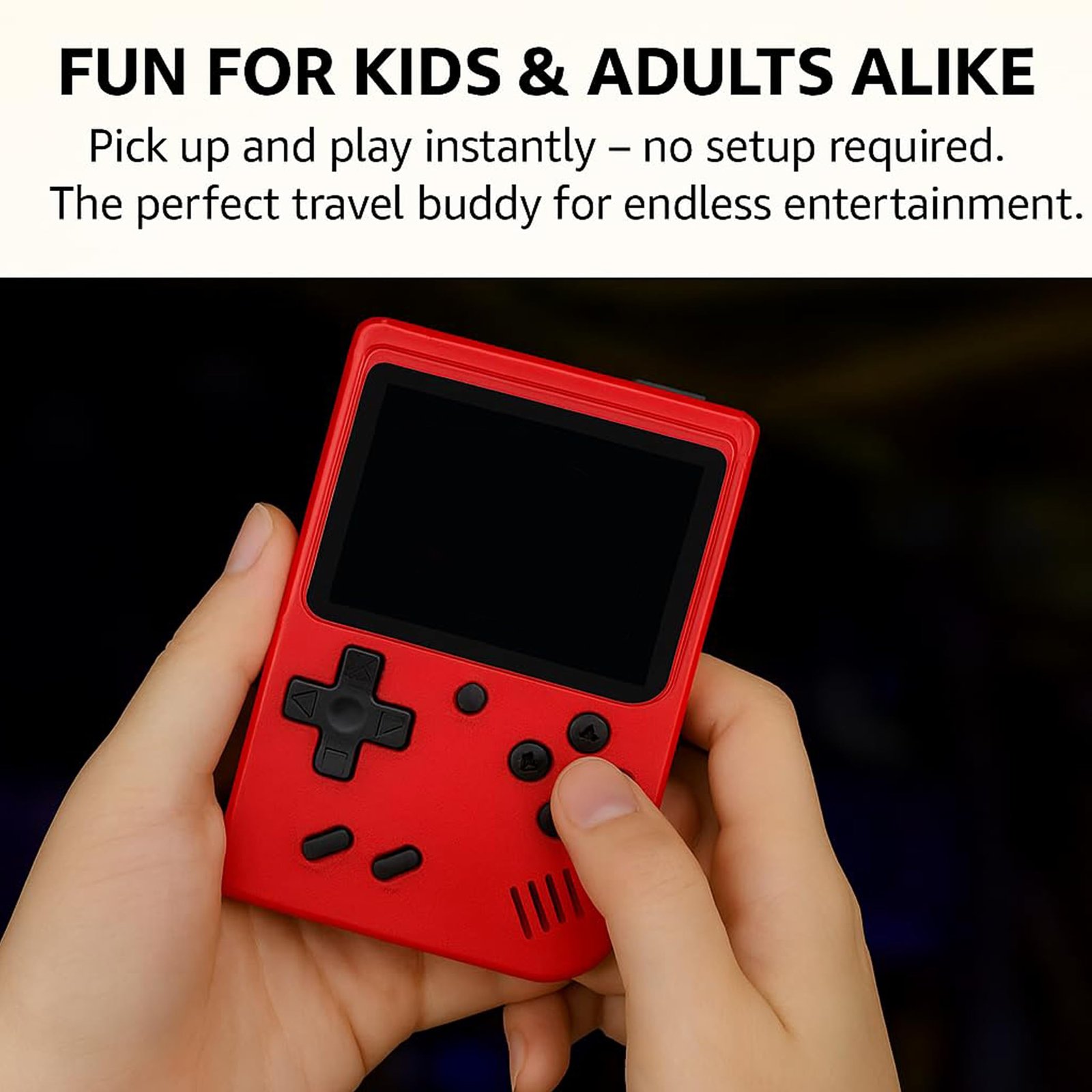 Parteet Rechargeable Pocket Video Game for Kids 400 in 1 Retro Game Box Console Handheld Game Box with TV Output - (Color and Design Will be Send as per Stock) - Image 7