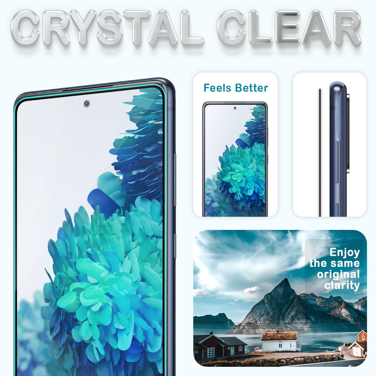 FIRST MART Military Grade Gorilla Tempered Glass Compatible For Samsung Galaxy S20 FE 5G (6.5 Inches) With Easy Installation Kit for Smartphone| Edge To Edge Coverage | Black, Pack of 2 - Image 6