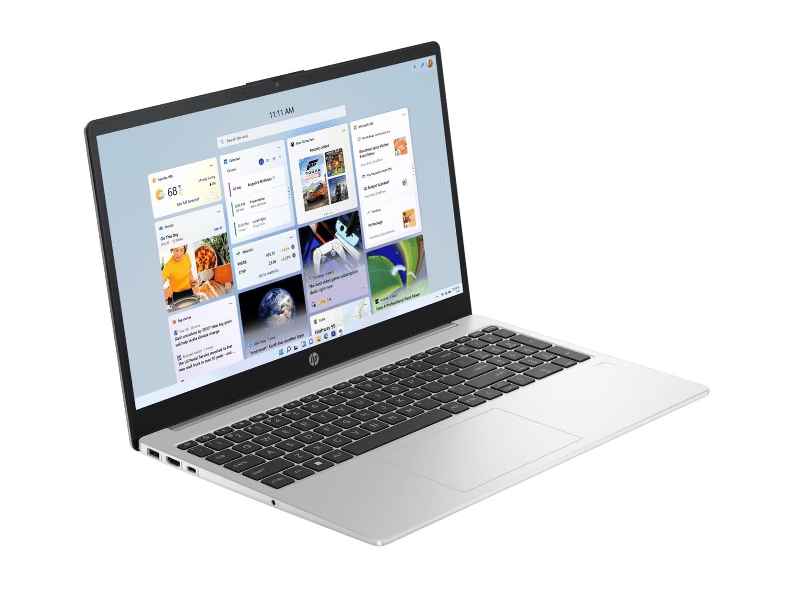 Professional 15 (2026), Intel (i3 14th Gen) Core 3 100U - (8 GB DDR5/512 GB SSD/Intel UHD Graphics/Windows 11 Pro) Thin & Light Business Laptop/15.6" FHD/Fingerprint/Silver/1.5kg/MS Office - Image 2