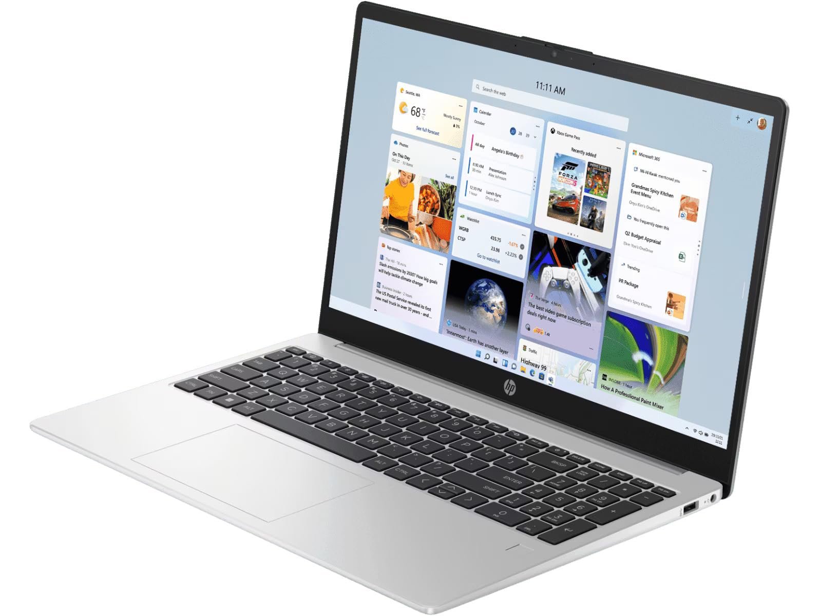 Professional 15 (2026), Intel (i3 14th Gen) Core 3 100U - (8 GB DDR5/512 GB SSD/Intel UHD Graphics/Windows 11 Pro) Thin & Light Business Laptop/15.6" FHD/Fingerprint/Silver/1.5kg/MS Office - Image 3