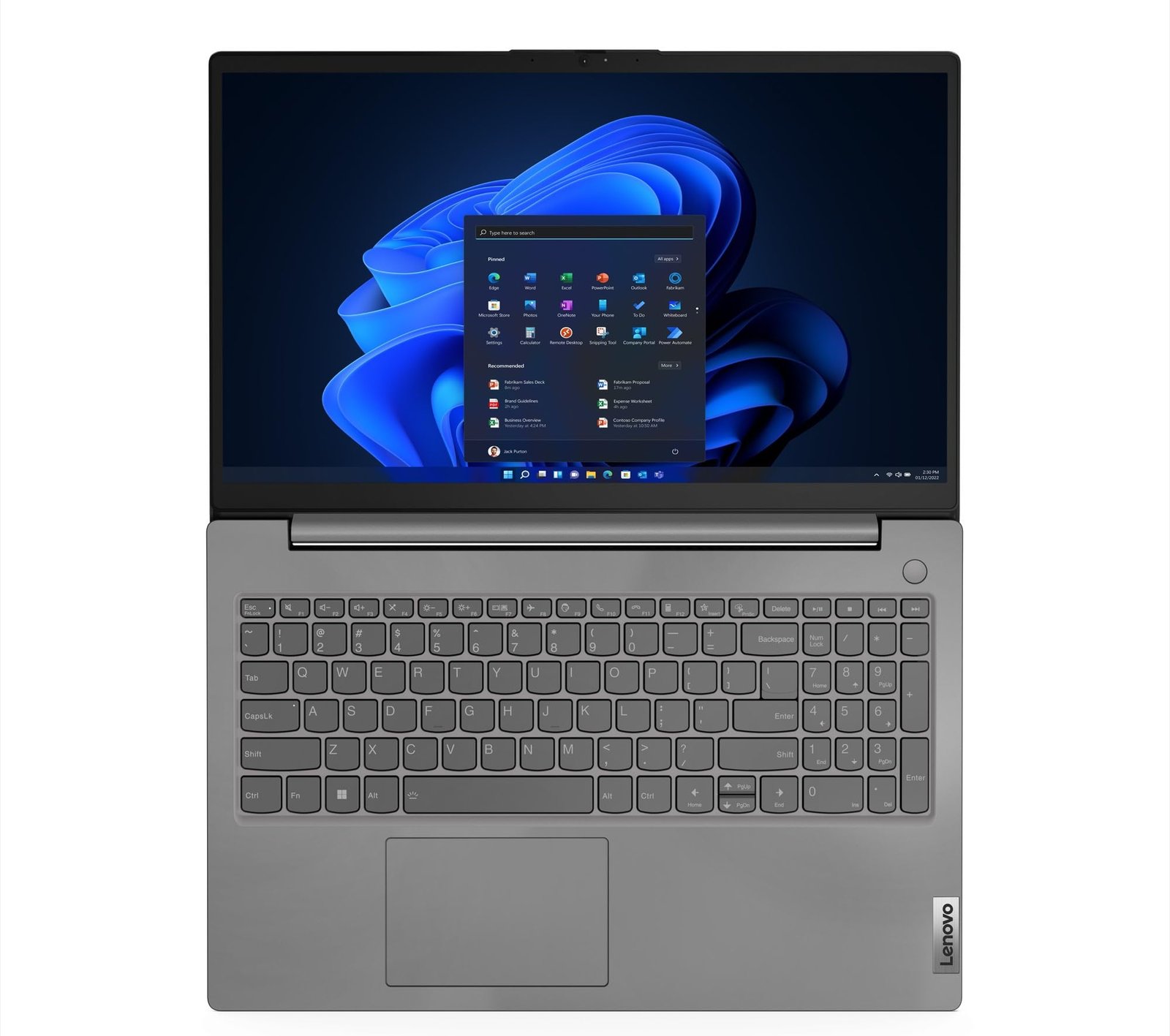 V15 12th Gen Intel Core i5-1235U 15.6" FHD Thin and Light Laptop (8GB RAM/512GB SSD/Windows 11 Home/MS Office Home & Student 2021/Iron Grey/1.70 kg), 82TTA07QIH - Image 3